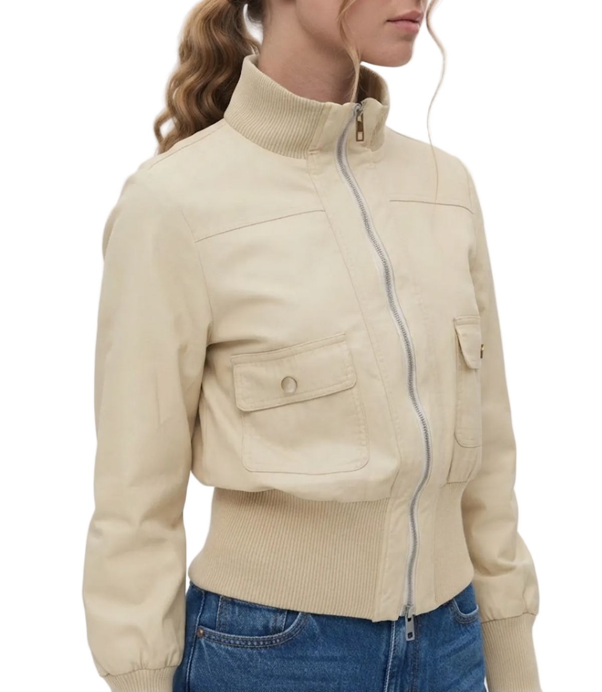 Trendy & Timeless Turn-down Collar Zip-Up Front Pockets  Versatile Jackets for Women - BP-B20 -JKT-01