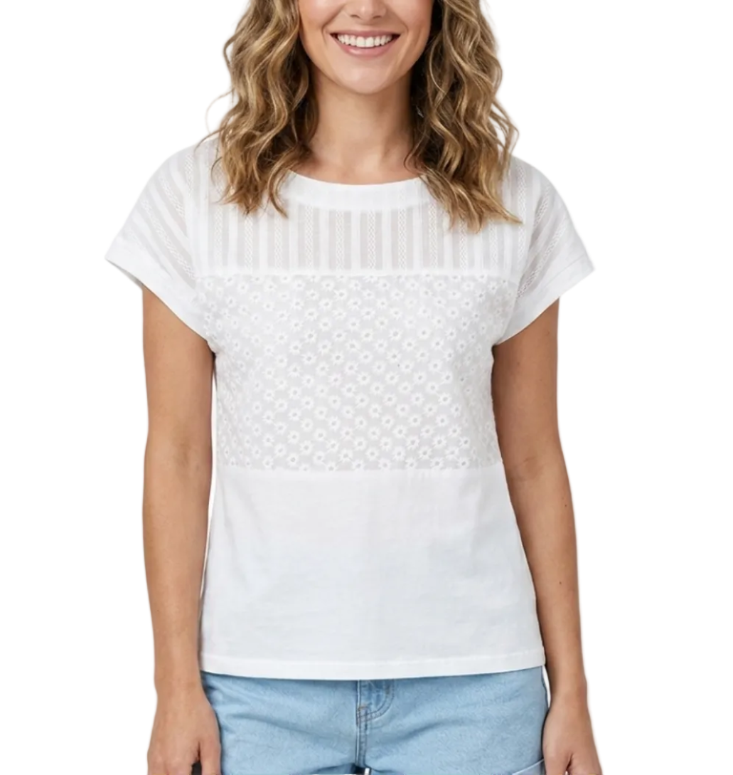 Trendy & Timeless Versatile Slim Fit Women's T-shirt Blouse - B6-TOP-B669