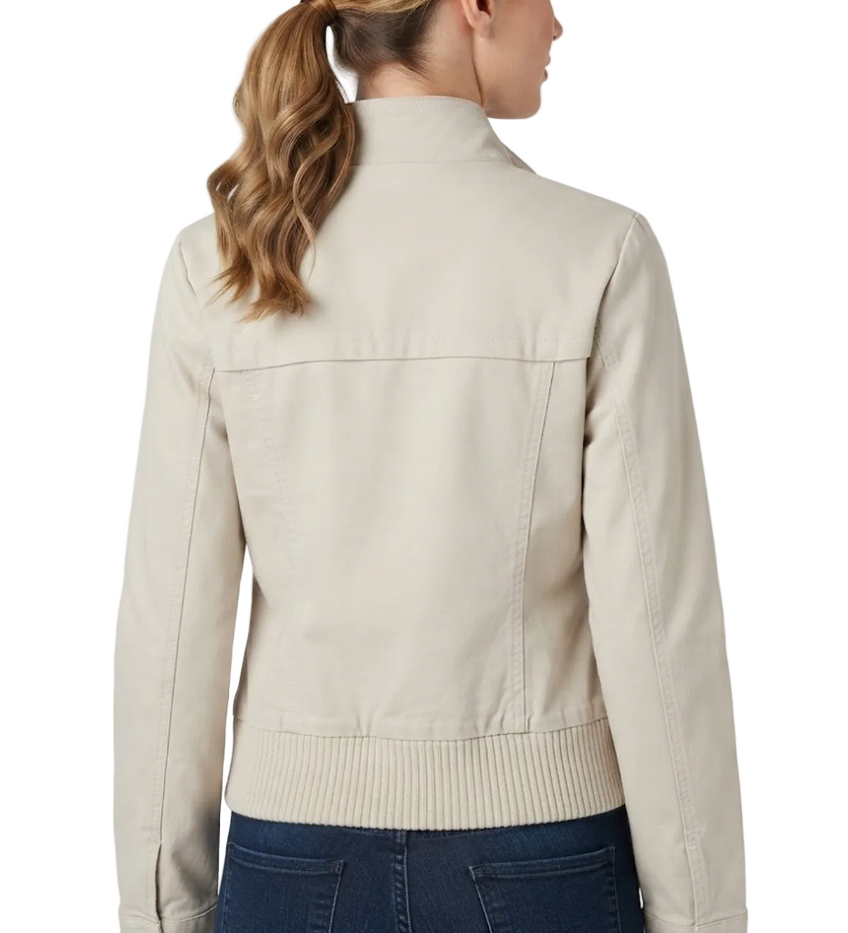 Trendy & Timeless  Zip-Up Buttoned Pockets  Tapered Waist Versatile Jackets for Women - BP-B20 -JKT-03
