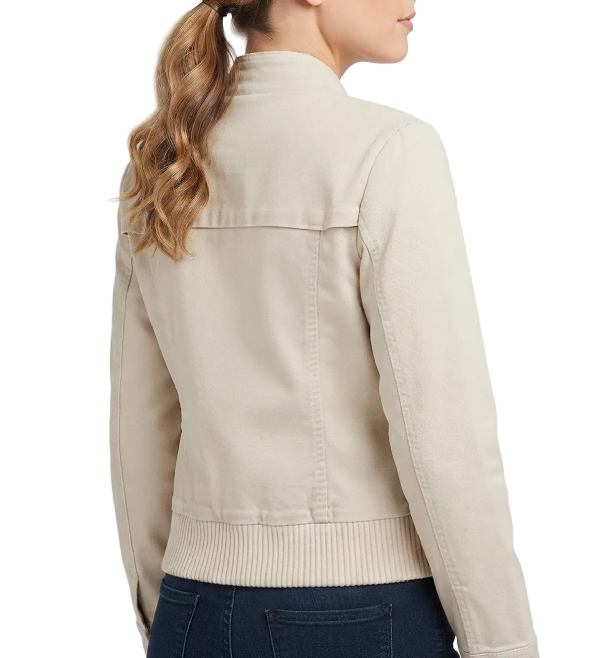 Trendy & Timeless  Zip-Up Buttoned Pockets  Tapered Waist Versatile Jackets for Women - BP-B20 -JKT-03