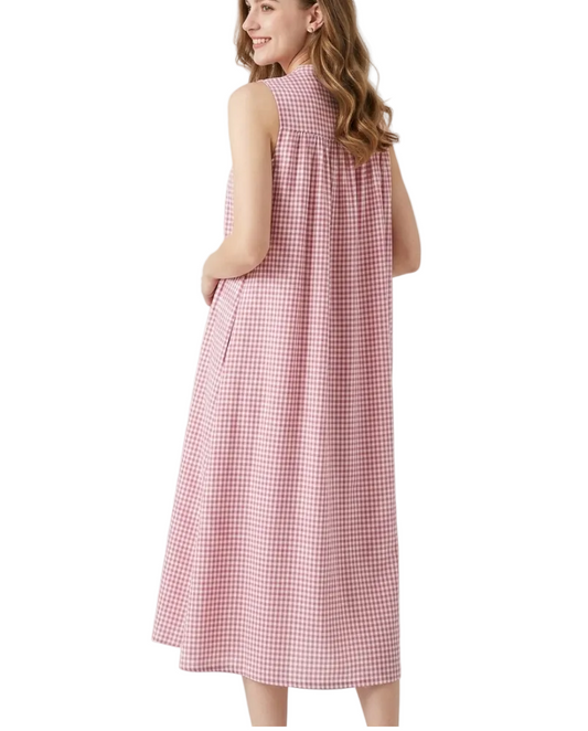 Trendy & Timeless Sleeveless Comfy Cotton Summer Dresses for Women - B6-DRESS-39