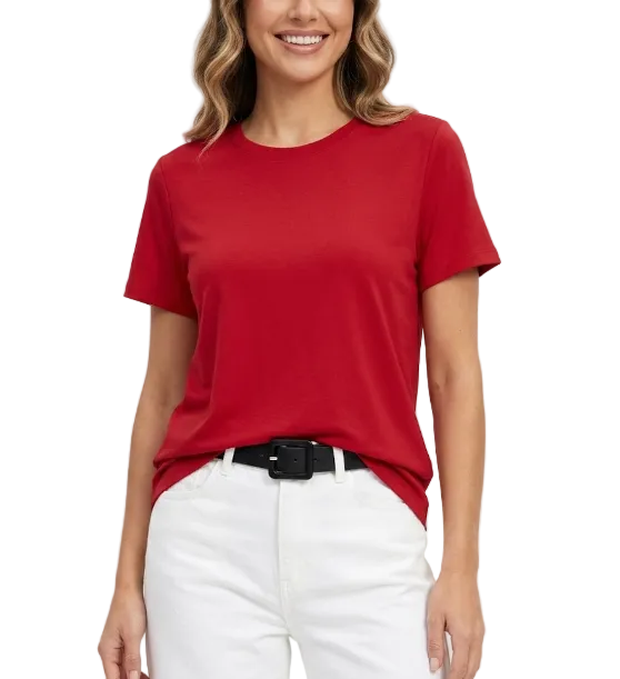 Timeless & Elegant Short Sleeve Cotton T-Shirts for Women - B1-TOP-V137AA