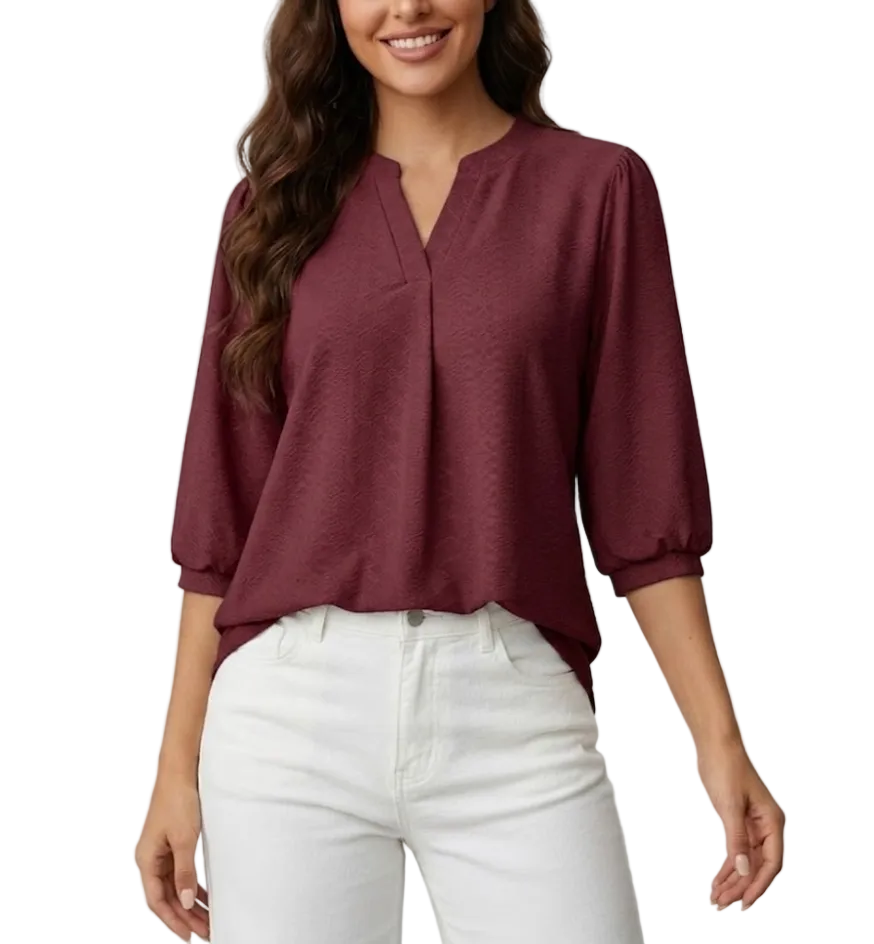 Women's Breathable Three-Quarter Sleeves SHIRT-BL111