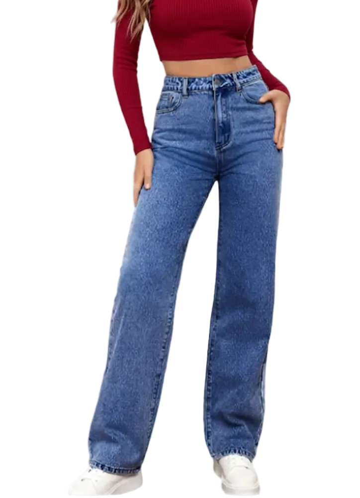 Women’s Classy & Timeless Stretch Washed High Waist Denim JEANS-JP-09