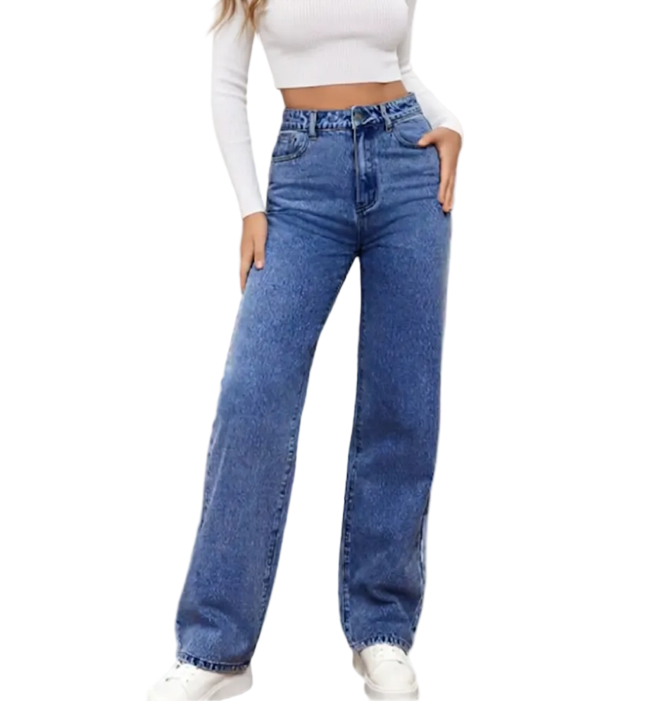 Women’s Classy & Timeless Stretch Washed High Waist Denim JEANS-JP-09