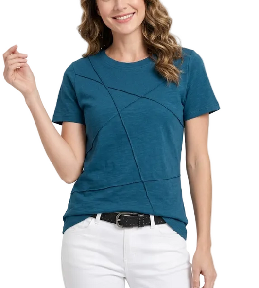 Women's Cotton Short Sleeve T-shirt-SHIRT-BL134