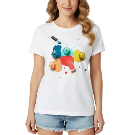 Elegant & Comfy Women's Cotton T-Shirts- B7 -TS - 707 AAA