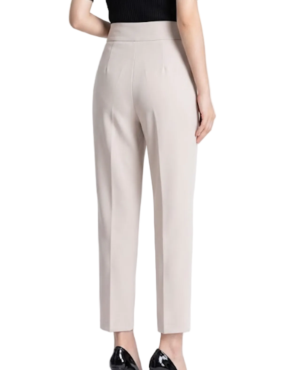 Women’s Cropped High Waist Trousers Dress PANTS-DP-13