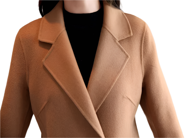 Trendy & Timeless Women’s Wool Center Buttoned Lapel Neck-line Elegant Cardigan JACKET - JKT-32