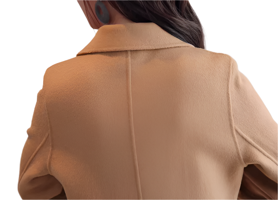 Trendy & Timeless Women’s Wool Center Buttoned Lapel Neck-line Elegant Cardigan JACKET - JKT-32