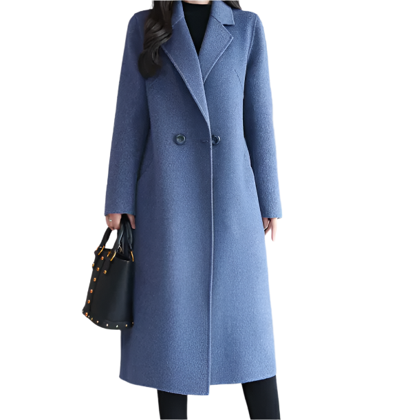Trendy & Timeless Women’s Wool Center Buttoned Lapel Neck-line Elegant Cardigan JACKET - JKT-32