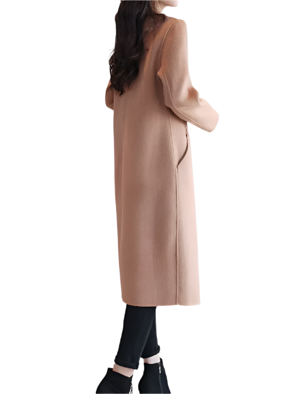 Trendy & Timeless Women’s Wool Center Buttoned Lapel Neck-line Elegant Cardigan JACKET - JKT-32