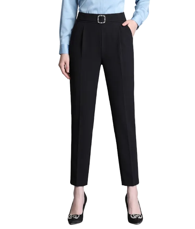 Women’s Trendy & Timeless High Waist Professional Dress Trousers PANTS-DP-14