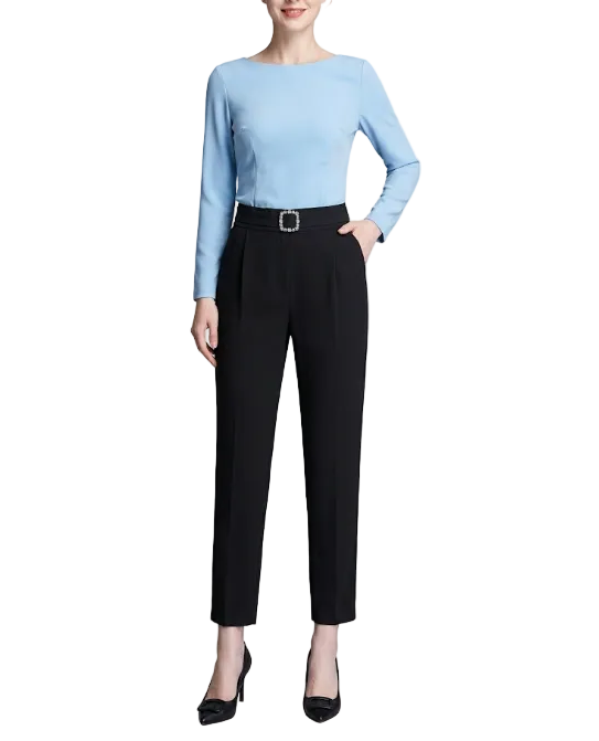 Women’s Trendy & Timeless High Waist Professional Dress Trousers PANTS-DP-14