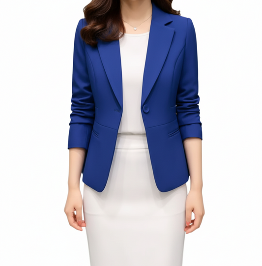 Women’s Trendy & Timeless Long Sleeve Lapel V-neck BLAZER-BLZ-02