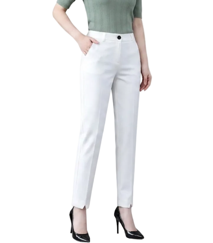 Women’s Trendy & Timeless  Suit Trousers High Waist PANTS-DP-12