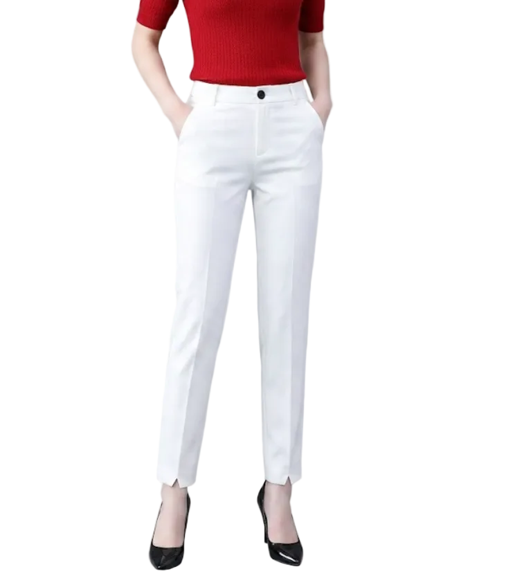 Women’s Trendy & Timeless  Suit Trousers High Waist PANTS-DP-12