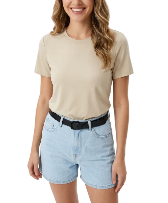 Timeless & Elegant Short Sleeve Cotton T-Shirts for Women - B1-TOP-V137