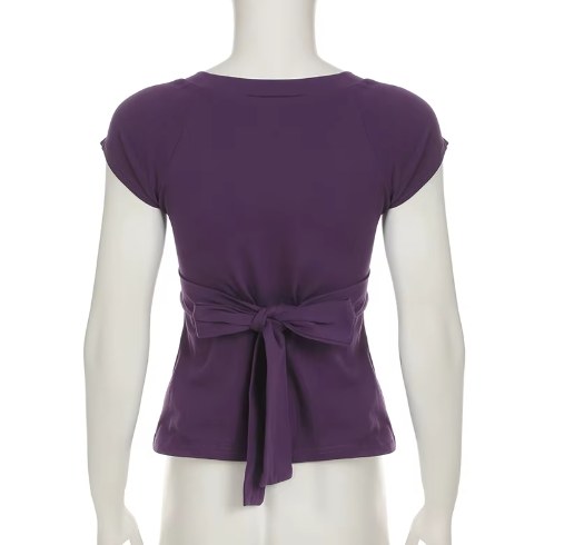 Timeless & Elegant Short Sleeve V-neck Tops for Women - BP-B20 -TOP-204